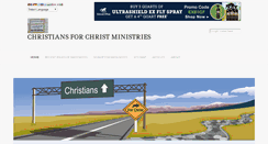 Desktop Screenshot of christiansforchrist.org